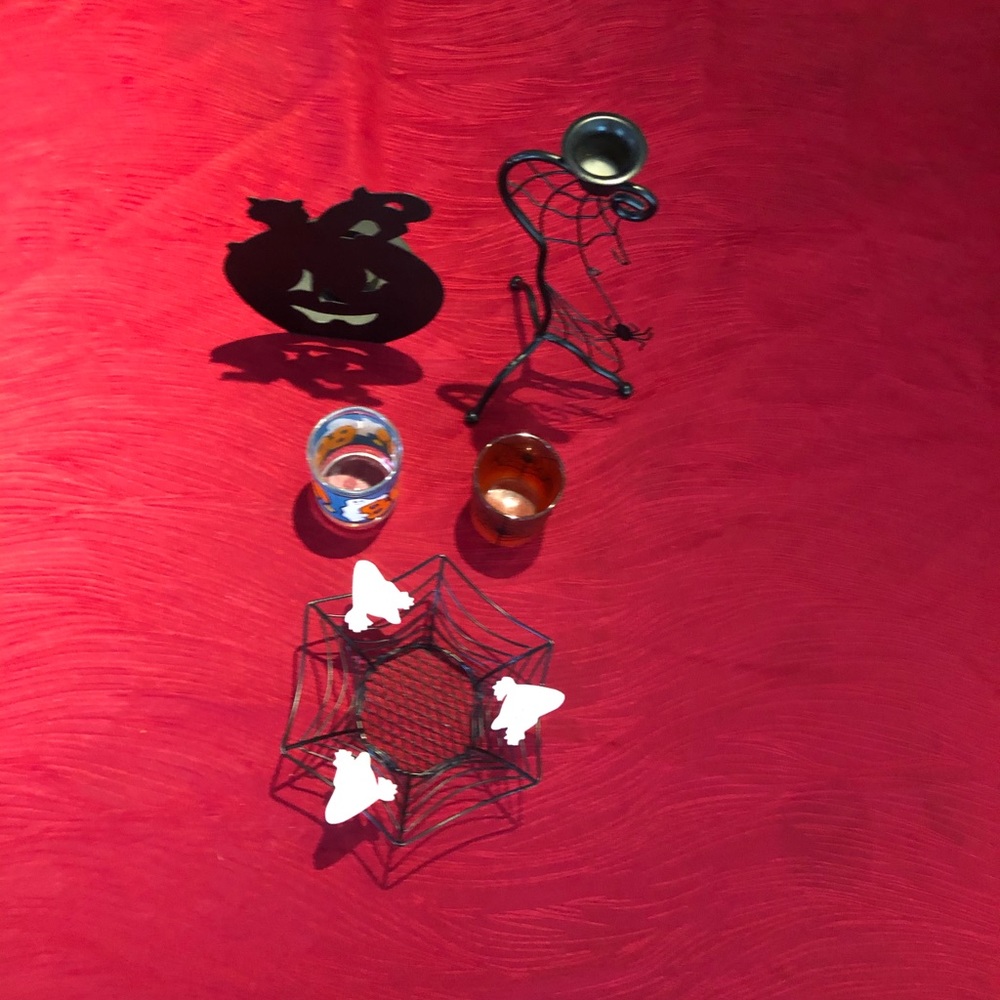Halloween candle holders